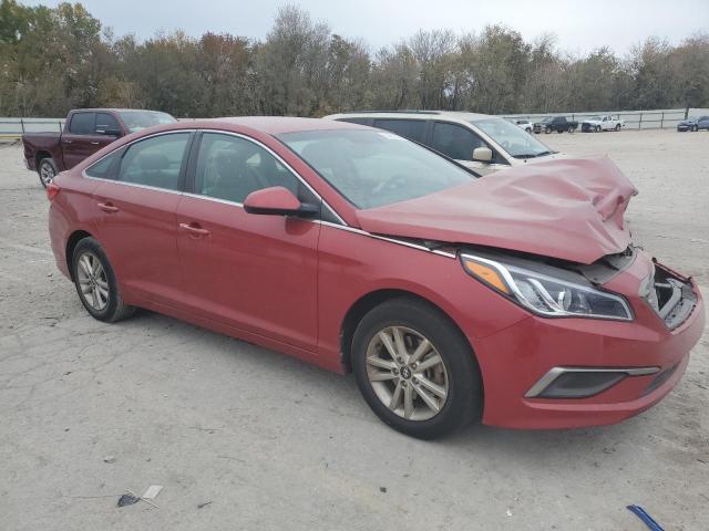 5NPE24AFXHH585789 - 2017 HYUNDAI SONATA SE RED photo 4