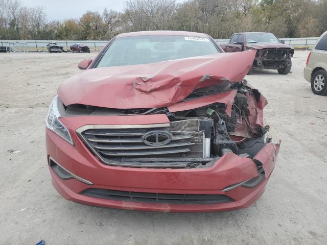 5NPE24AFXHH585789 - 2017 HYUNDAI SONATA SE RED photo 5