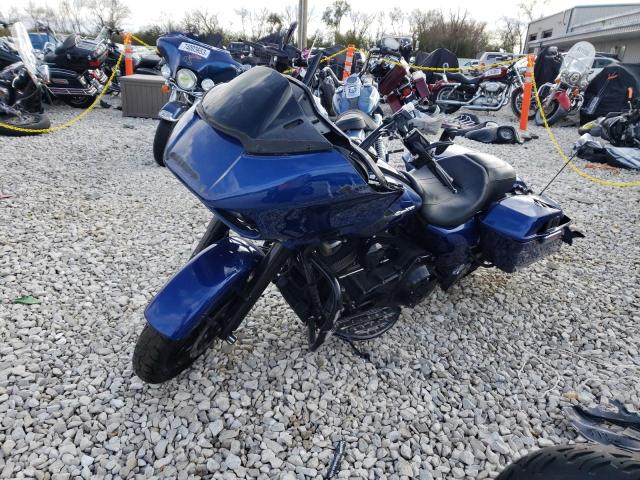 1HD1KTM16FB623914 - 2015 HARLEY-DAVIDSON FLTRXS ROAD GLIDE SPECIAL BLUE photo 2