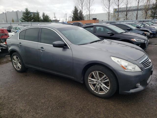 JN1CV6ARXCM676633 - 2012 INFINITI G37 GRAY photo 4