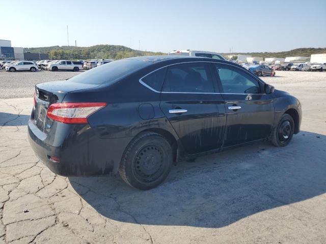 3N1AB7AP6EY335640 - 2014 NISSAN SENTRA S BLACK photo 3