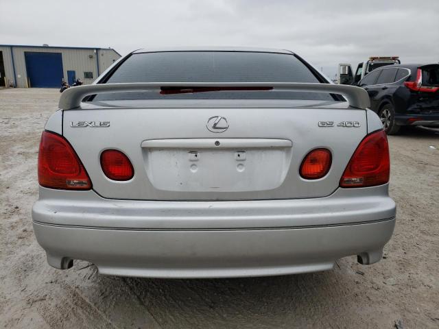 JT8BH68X8X0016140 - 1999 LEXUS GS 400 SILVER photo 6