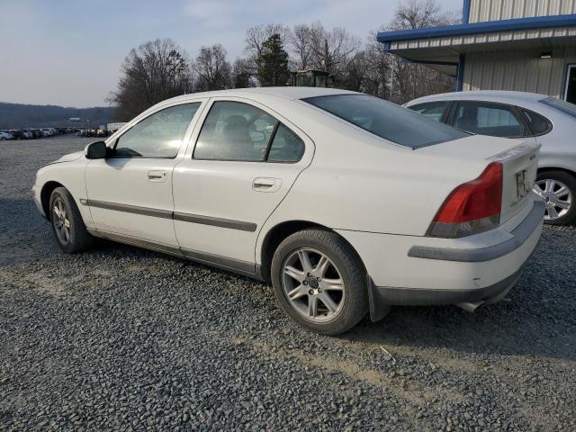 YV1RS58D722095521 - 2002 VOLVO S60 2.4T WHITE photo 2