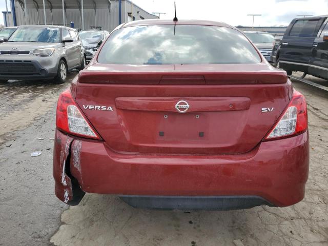 3N1CN7AP4JL863829 - 2018 NISSAN VERSA S RED photo 6