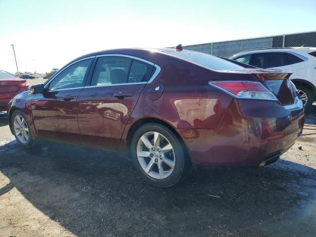 19UUA8F59DA017056 - 2013 ACURA TL TECH MAROON photo 2
