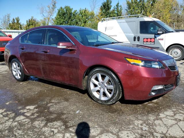 19UUA8F59DA017056 - 2013 ACURA TL TECH MAROON photo 4