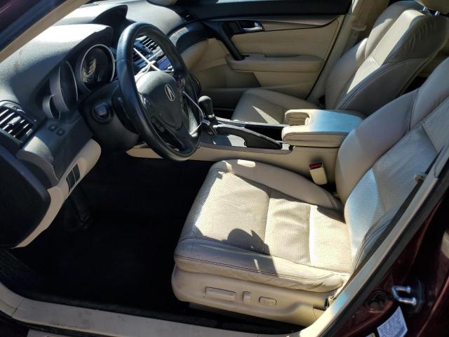 19UUA8F59DA017056 - 2013 ACURA TL TECH MAROON photo 7