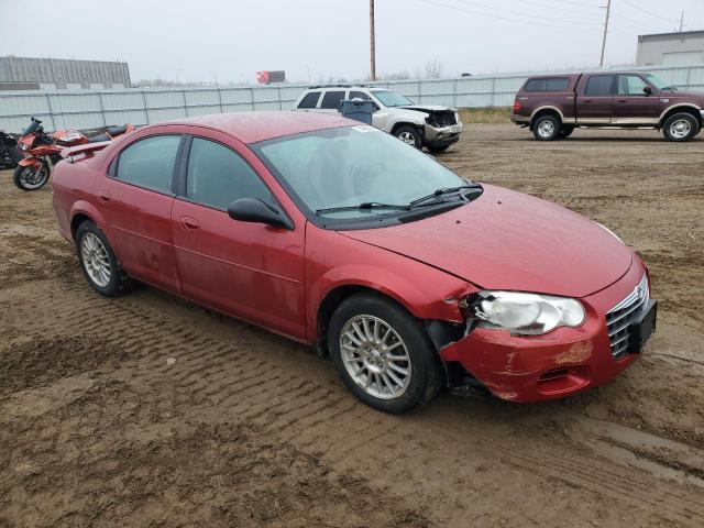 1C3AL56R54N214459 - 2004 CHRYSLER SEBRING LXI RED photo 4