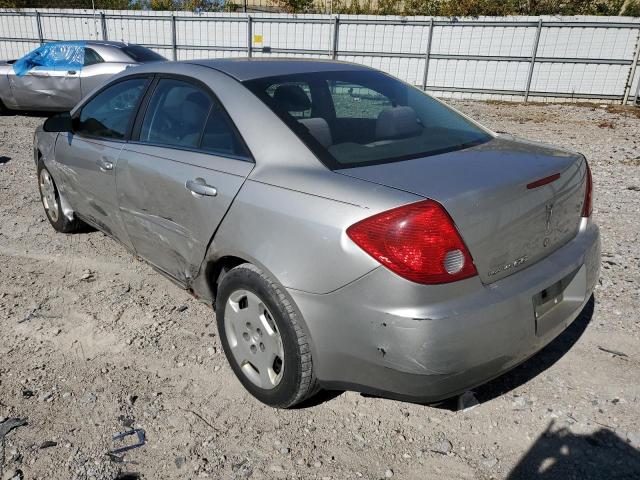 1G2ZF58B974106138 - 2007 PONTIAC G6 VALUE LEADER SILVER photo 2