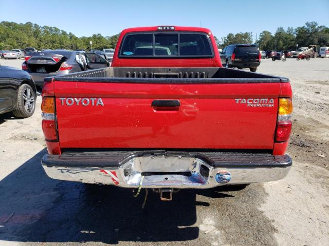 5TESM92N24Z421170 - 2004 TOYOTA TACOMA XTRACAB PRERUNNER წითელი ფოტო 6
