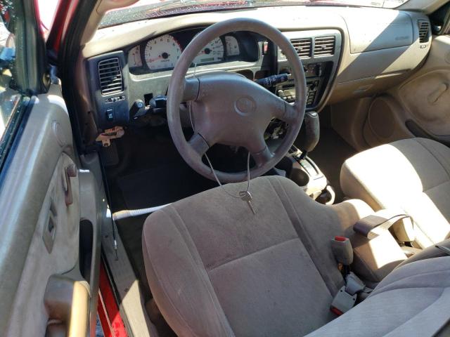 5TESM92N24Z421170 - 2004 TOYOTA TACOMA XTRACAB PRERUNNER წითელი ფოტო 8