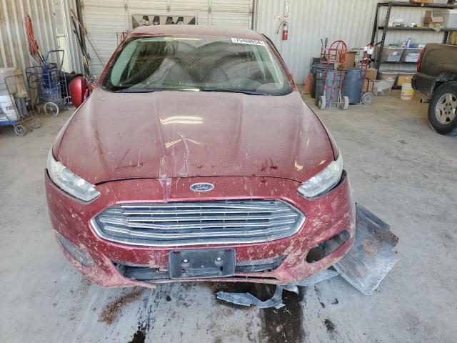 3FA6P0HD2GR354549 - 2016 FORD FUSION SE MAROON photo 5