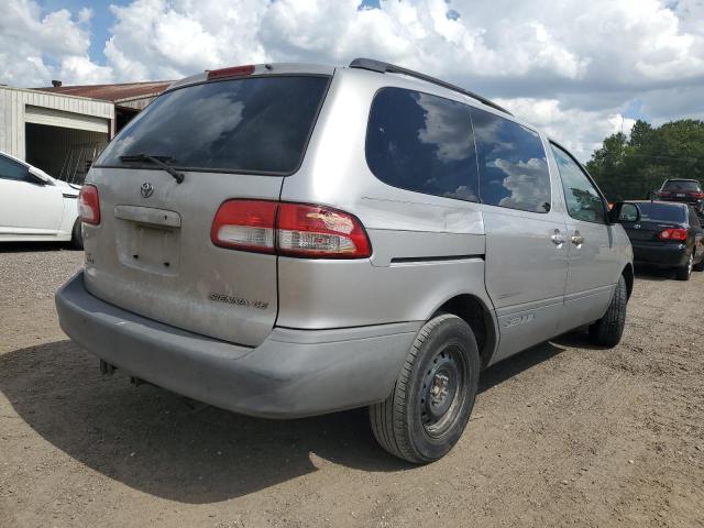 4T3ZF19C32U500094 - 2002 TOYOTA SIENNA CE SILVER photo 3