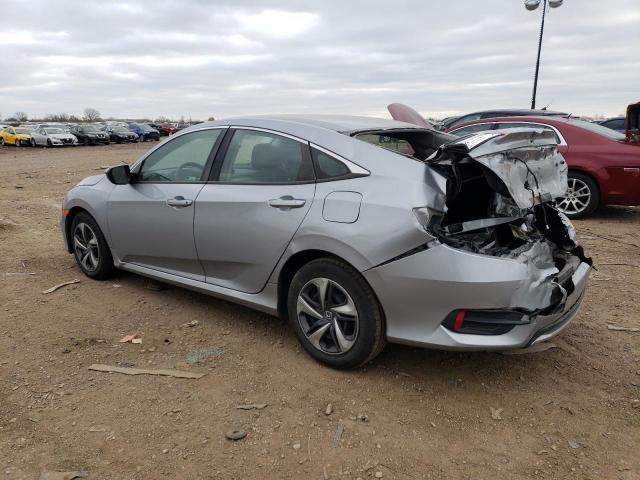 2HGFC2F67KH598175 - 2019 HONDA CIVIC LX SILVER photo 2