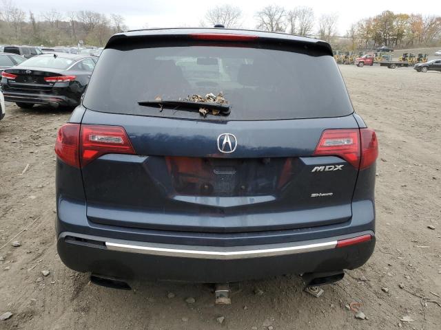 2HNYD2H24DH520870 - 2013 ACURA MDX BLUE photo 6