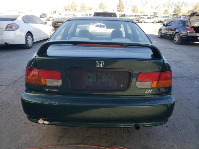 1HGEJ6225YL129481 - 2000 HONDA CIVIC DX GREEN photo 6