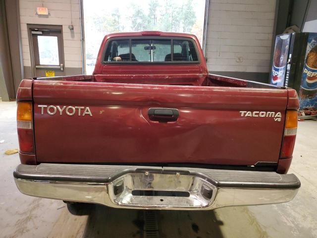 4TASN92N2YZ615983 - 2000 TOYOTA TACOMA XTRACAB PRERUNNER RED photo 6