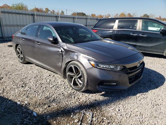 1HGCV1F36JA254105 - 2018 HONDA ACCORD SPORT GRAY photo 4