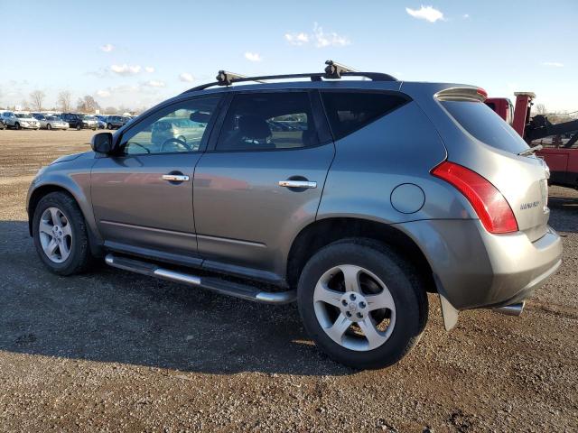 JN8AZ08W85W435103 - 2005 NISSAN MURANO SL GRAY photo 2