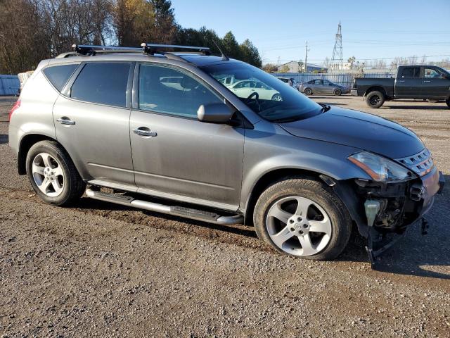 JN8AZ08W85W435103 - 2005 NISSAN MURANO SL GRAY photo 4