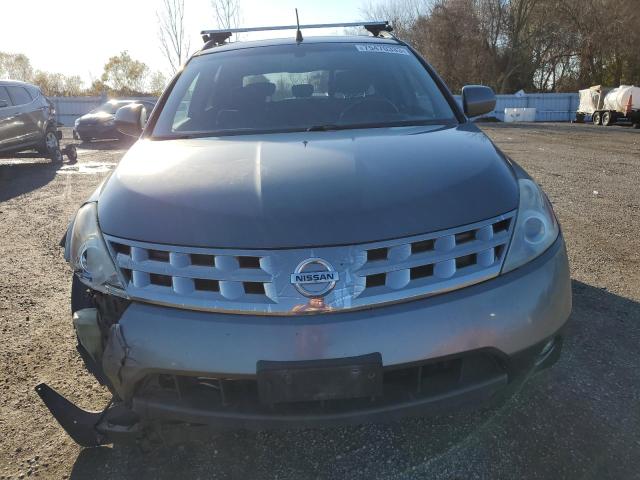 JN8AZ08W85W435103 - 2005 NISSAN MURANO SL GRAY photo 5