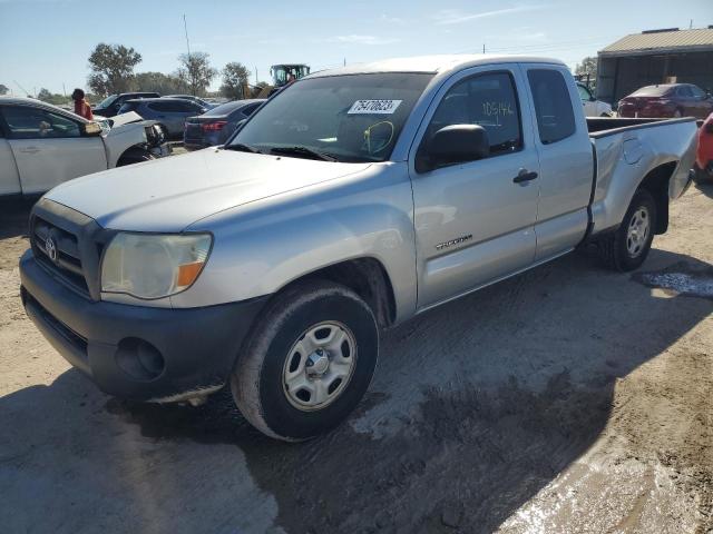 5TETX22N47Z346608 - 2007 TOYOTA TACOMA ACCESS CAB ვერცხლისფერი ფოტო 1