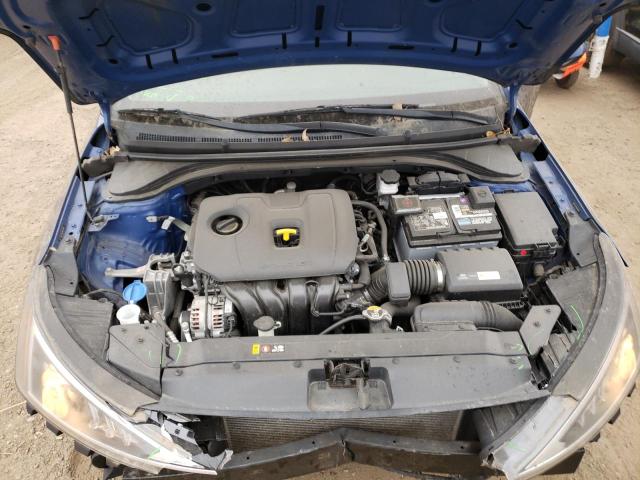 5NPD74LF1KH434602 - 2019 HYUNDAI ELANTRA SE BLUE photo 11