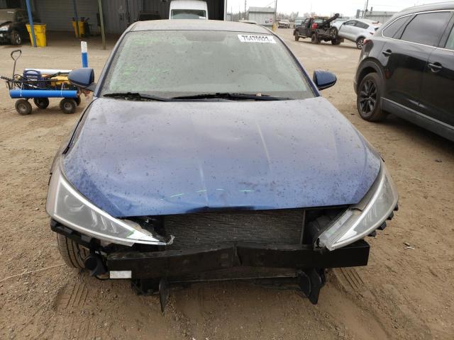 5NPD74LF1KH434602 - 2019 HYUNDAI ELANTRA SE BLUE photo 5