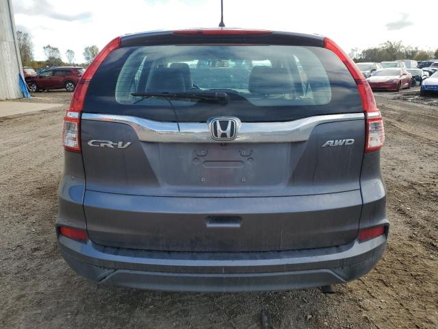 2HKRM4H33GH614040 - 2016 HONDA CR-V LX GRAY photo 6