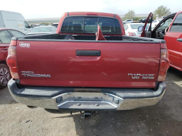 5TETU62N47Z382024 - 2007 TOYOTA TACOMA PRERUNNER ACCESS CAB RED photo 6