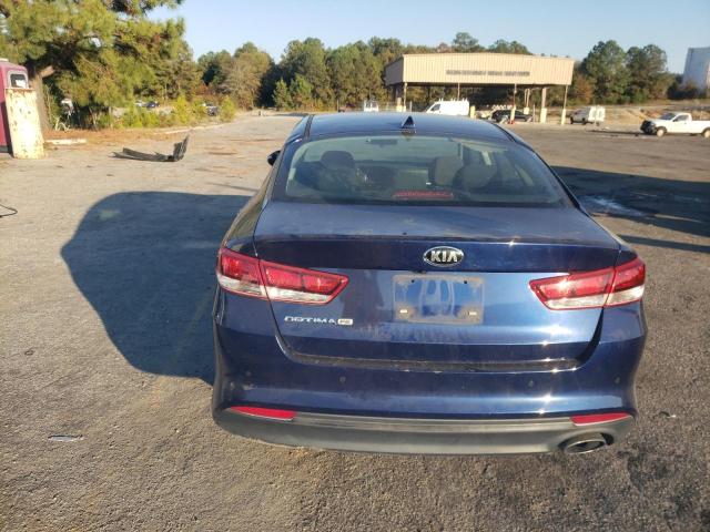 5XXGT4L31JG223604 - 2018 KIA OPTIMA LX BLUE photo 6