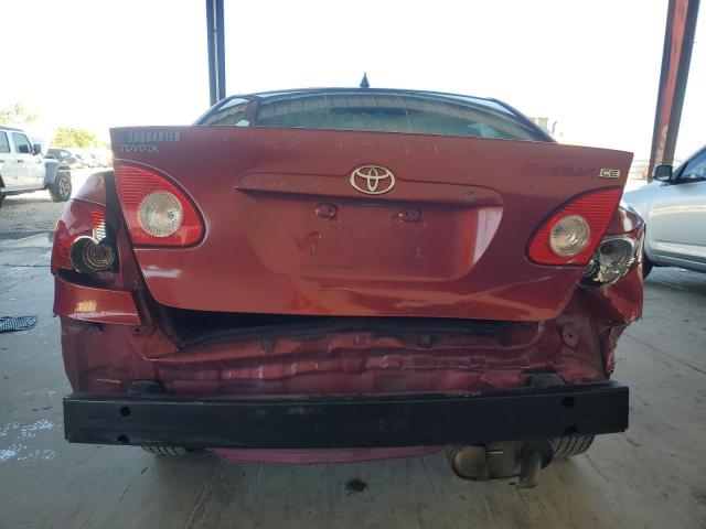 2T1BR32E87C762095 - 2007 TOYOTA COROLLA CE RED photo 6