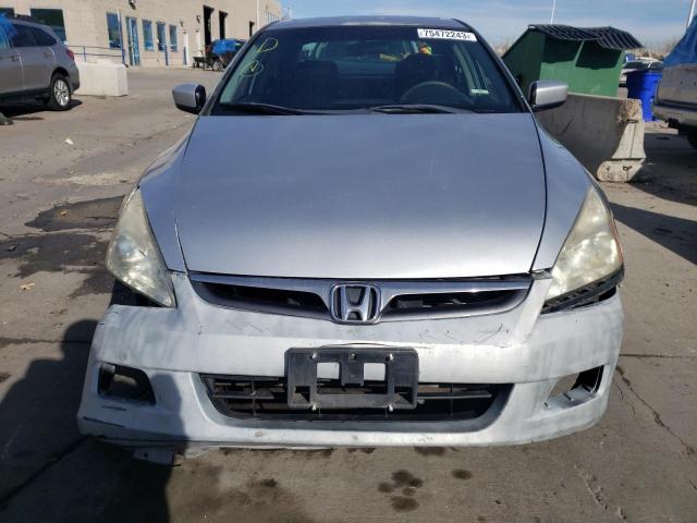 1HGCM66837A086816 - 2007 HONDA ACCORD EX SILVER photo 5