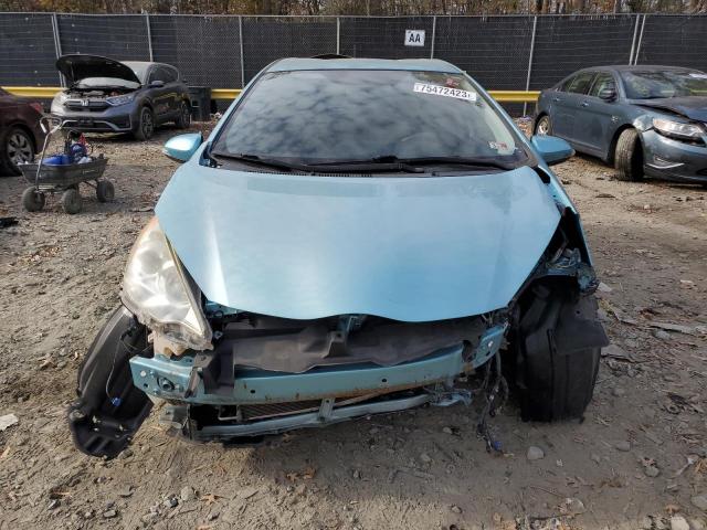 JTDKDTB31D1053103 - 2013 TOYOTA PRIUS C TURQUOISE photo 5