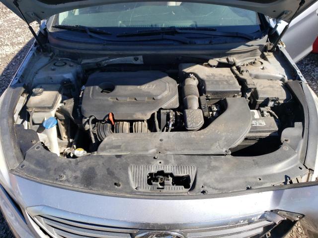 5NPE24AF1HH555483 - 2017 HYUNDAI SONATA SE SILVER photo 11