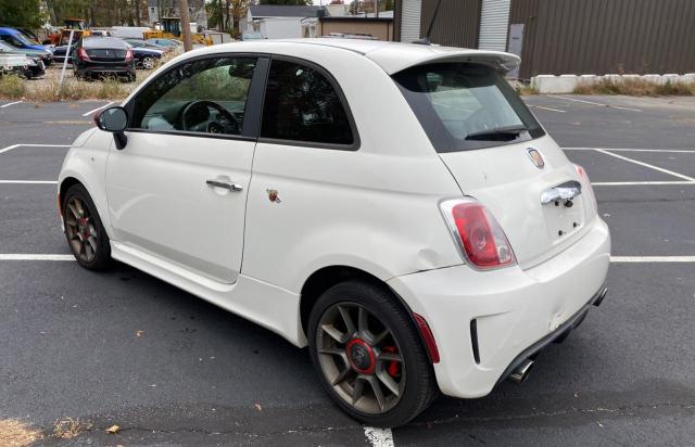 3C3CFFFH1DT573319 - 2013 FIAT 500 ABARTH WHITE photo 3