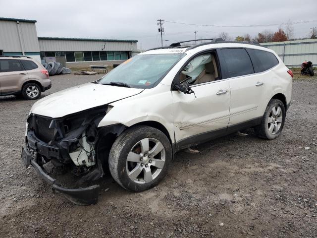 1GNKVLED7CJ148790 - 2012 CHEVROLET TRAVERSE LTZ WHITE photo 1