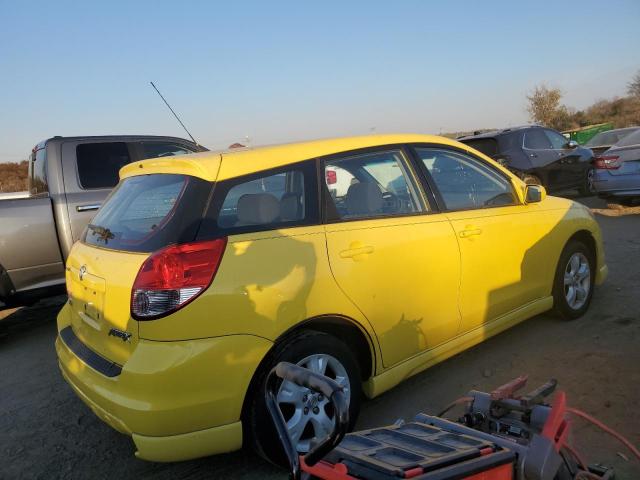 2T1KR32E04C285285 - 2004 TOYOTA COROLLA MA XR YELLOW photo 3