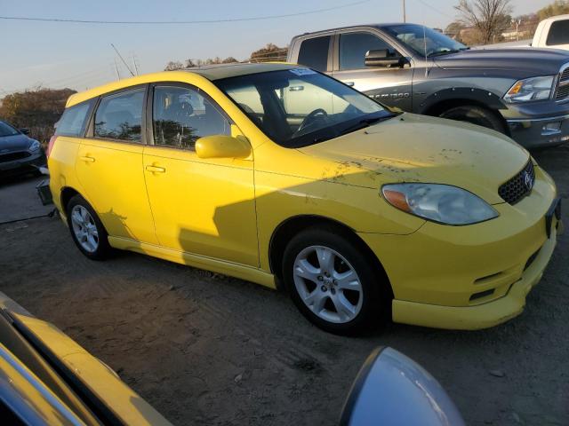 2T1KR32E04C285285 - 2004 TOYOTA COROLLA MA XR YELLOW photo 4