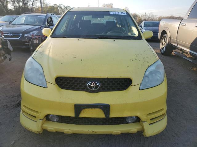 2T1KR32E04C285285 - 2004 TOYOTA COROLLA MA XR YELLOW photo 5