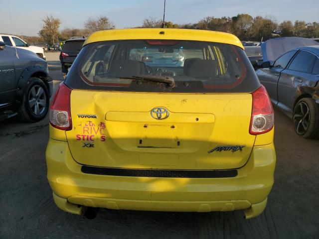 2T1KR32E04C285285 - 2004 TOYOTA COROLLA MA XR YELLOW photo 6