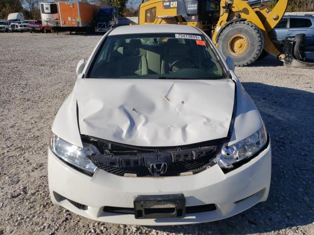 2HGFA16569H351750 - 2009 HONDA CIVIC LX WHITE photo 5