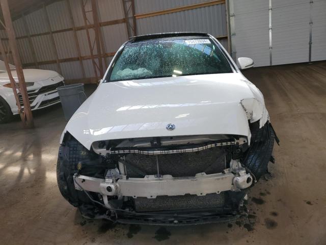 55SWF4KB4JU239227 - 2018 MERCEDES-BENZ C 300 4MATIC WHITE photo 5
