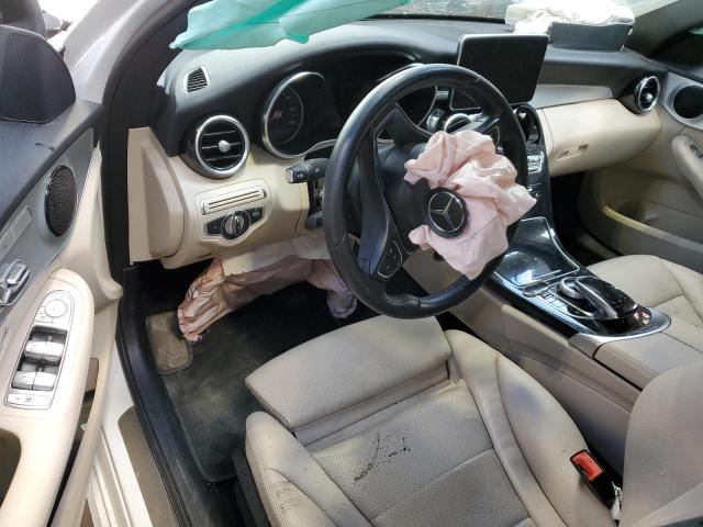 55SWF4KB4JU239227 - 2018 MERCEDES-BENZ C 300 4MATIC WHITE photo 8