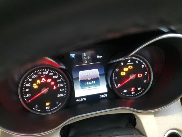 55SWF4KB4JU239227 - 2018 MERCEDES-BENZ C 300 4MATIC WHITE photo 9