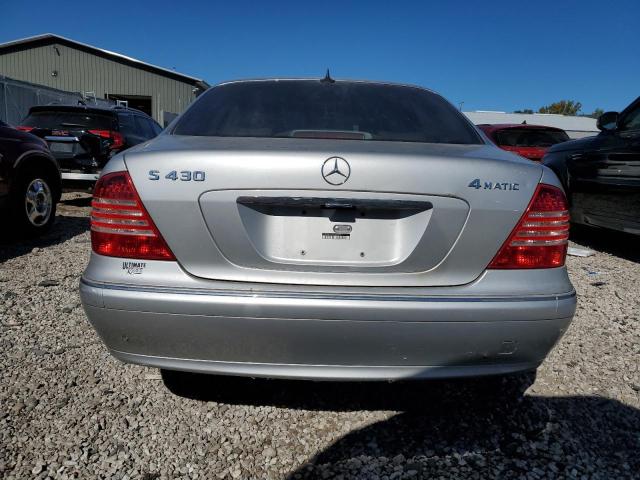 WDBNG83J13A344129 - 2003 MERCEDES-BENZ S 430 4MATIC SILVER photo 6