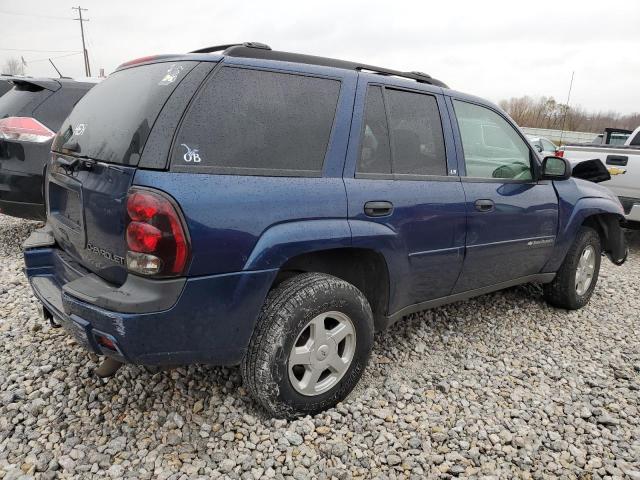 1GNDT13S522509947 - 2002 CHEVROLET TRAILBLAZE BLUE photo 3