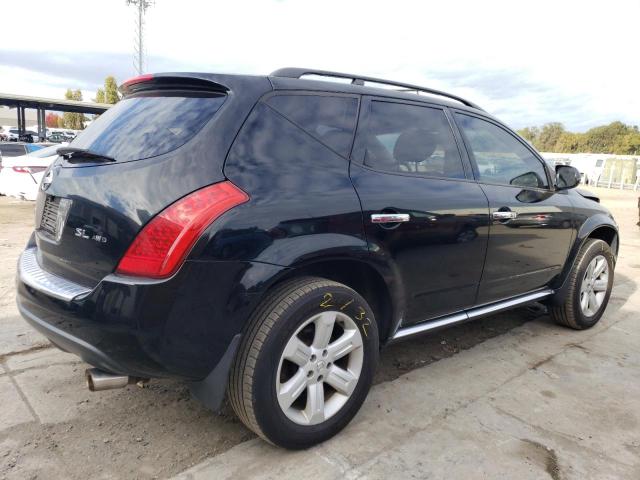 JN8AZ08W86W533145 - 2006 NISSAN MURANO SL BLACK photo 3