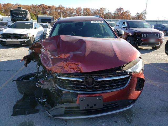 LRBFZMR49PD096452 - 2023 BUICK ENVISION PREFERRED MAROON photo 5