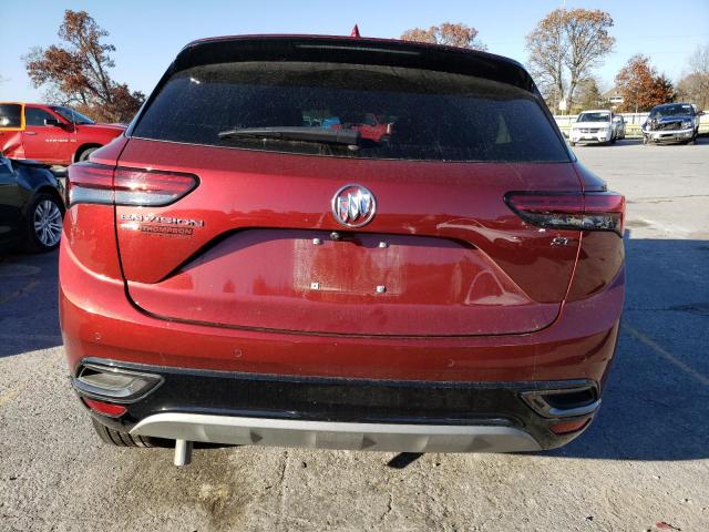 LRBFZMR49PD096452 - 2023 BUICK ENVISION PREFERRED MAROON photo 6